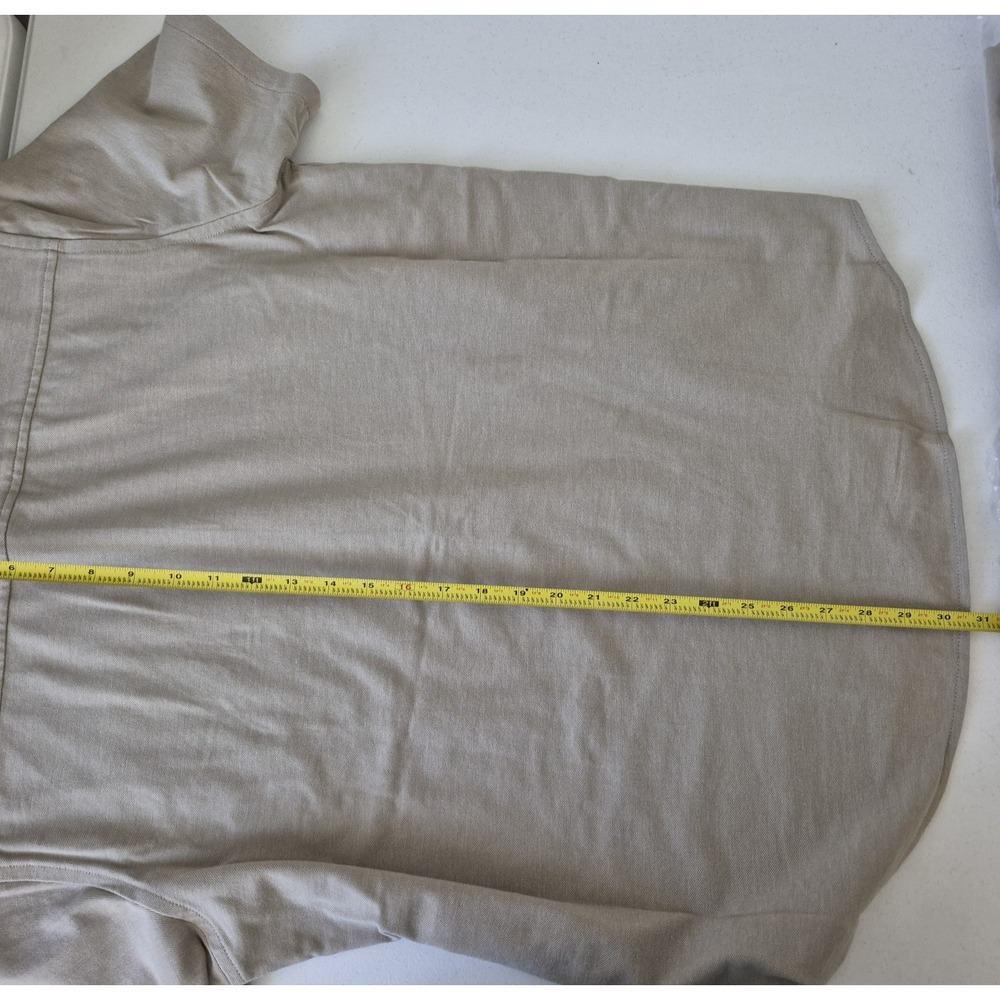 George Shirt Mens Large Knit Sandstorm Short Sleeve Button Up Lot of 2‎ NEW - Picture 8 of 9